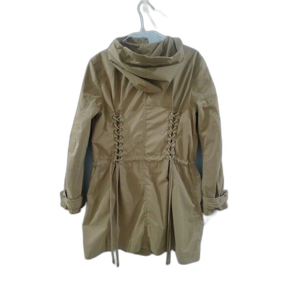Diesel Anorak Jacket With Lace Up Back Detail - Green XS - Picture 2 of 15
